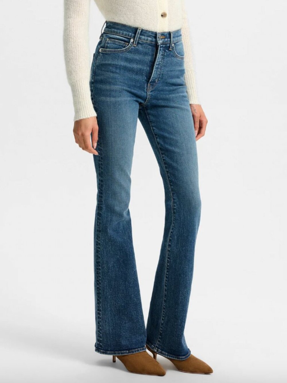 Veronica Beard Beverly Skinny-Flare Jean